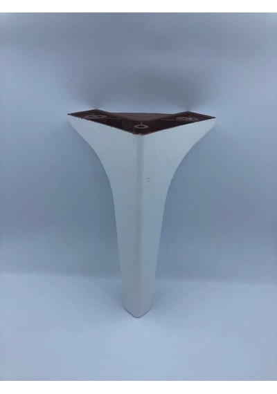 PLASTİK,19*10*10 CM BEYAZ KOLTUK,BERJER,MOBİLYA AYAĞI (4 ADET)