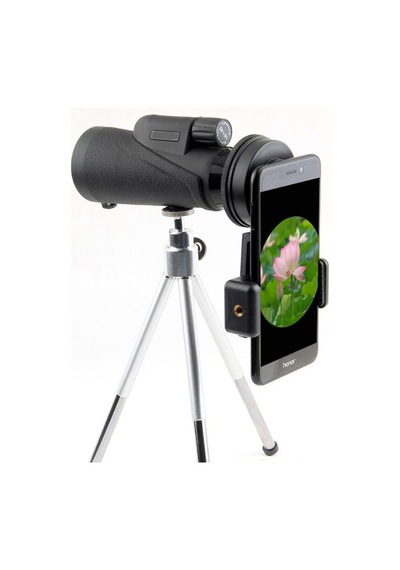 Büro Ev Ofis Kamp Keyfi İçin 56-1000mt 10x42 Tripod Ayaklı Zoomlu Tek Göz Dürbün Kamuflaj