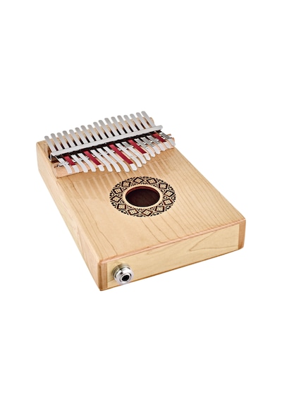 Meinl Sonic Energy Pkl1709h 17 Nota/ Akçaağaç Soundhole Pickup Kalimba Natural