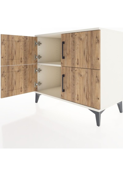Hyperion Şifonyer Tek Raflı 4 Kapaklı 88x44x80 Aytaşı-çam Aytaşı