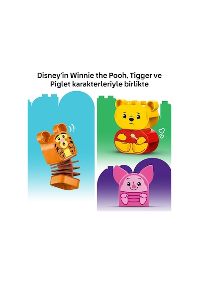 LEGO® DUPLO® | Disney Ayı Winnie’nin Doğum Günü Partisi 10457 - 1,5 Yaş ve Üzeri Çocuklar için Eğitici Oyuncak Yapım Seti (22 Parça)