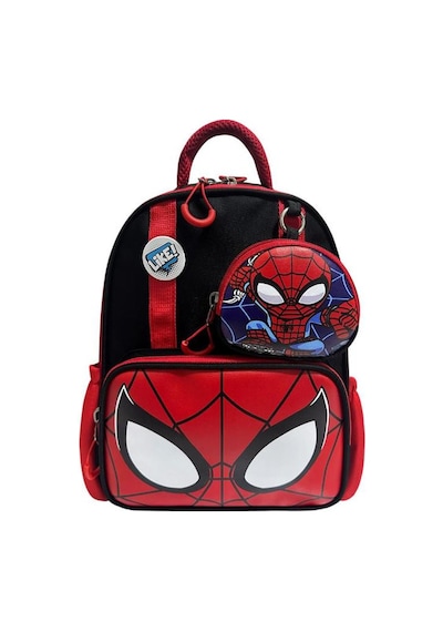 Anaokulu Sırt Çantası Spiderman Benzeri Erkek Çocuk Kreş Çantası 33 25 Cm Ortopedik Örümcek Adam Siyah