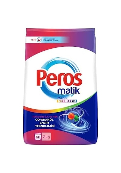 Toz Çamaşır Deterjanı Canlı Renkler 7000 G