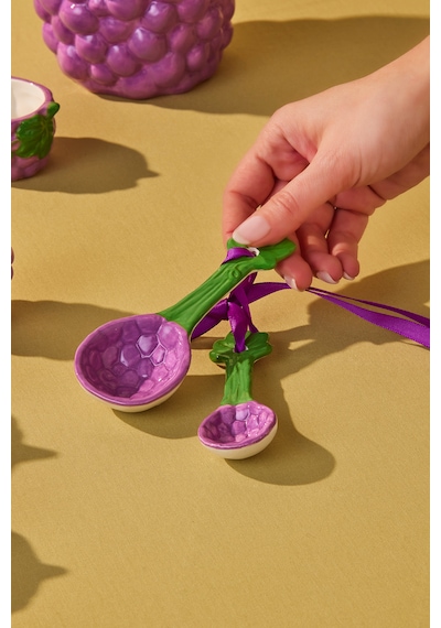 Karaca Grape Üzüm Desenli Ölçü Kaşığı Seti