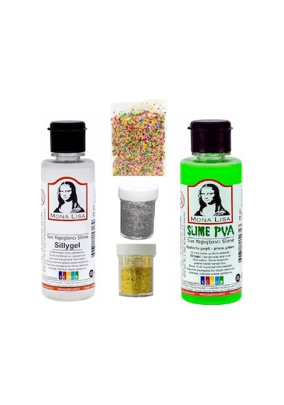 Slime Seti Fosforlu Yeşil Renk 70 ML Renkli Slaym Südor Sılaym Se