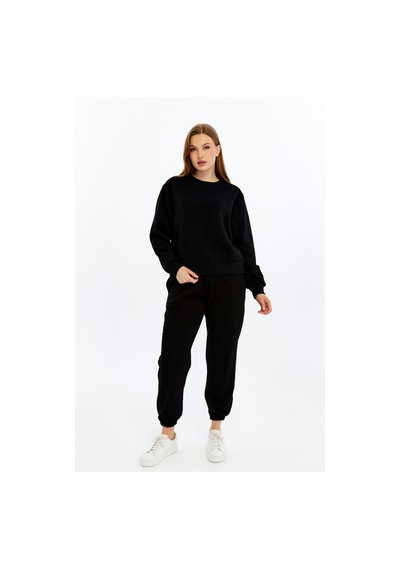 Defys Kadın Basic Sweat Siyah