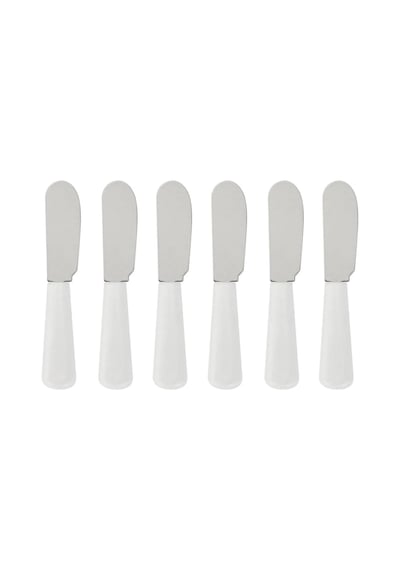 Suwors 6'li Kahvaltı Ve Tereyağı Bıçağı Seti 11 Cm Yayma Bıçakları, Kahvaltılık, Reçel, Krem Peynir Ve Diğer