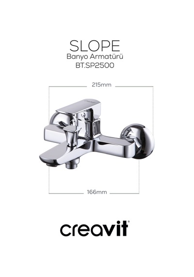 Creavit SP2500 Slope Banyo Armatürü