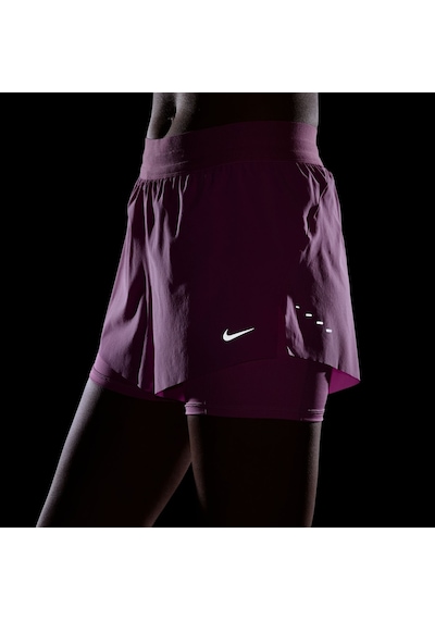 Nike Swift Dri-fit High Waist 2-in-1 Taytlı Şort Running Kadın Şort-sportxstore Pembe