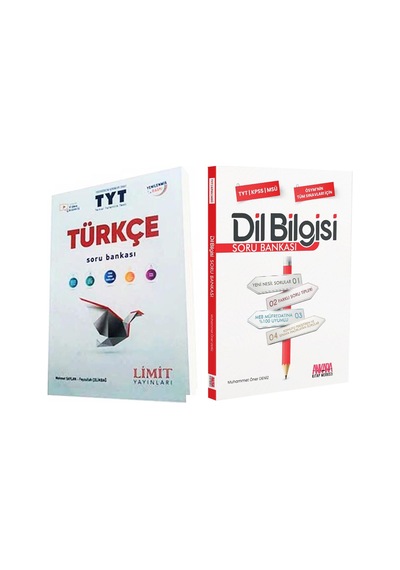 Limit Tyt Türkçe Ve Ankara Kitap Merkezi Dil Bilgisi Soru Bankası Seti 2 Kitap