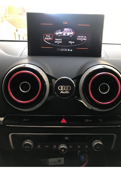 Audi A3 8v Uyumlu 2013-2020 Halka Mıknatıslı Telefon Tutucu