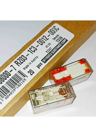 Rz03-1c3-d012-000c 12v 16a 1c 8pın Schrack Güç Röle 3 Adet