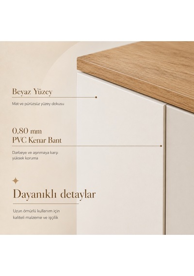 Voguemaxima Home Aura 4 Kapaklı Raflı Konsol 180x44,5x75 Cm Beyaz Atlantik Çam Atlantik Çam - Beyaz Voguemaxima Home Aura 4 Kapaklı Raflı Konsol 180x44,5x75 Cm Beyaz Atlantik Çam Atlantik Çam - Beyaz