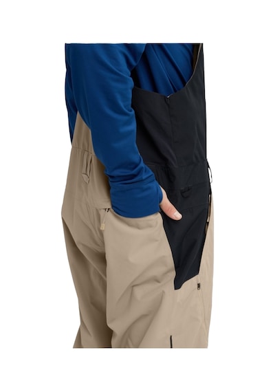 Burton Burton Reserve 2l Relaxed Bib Pants Erkek Bej Snowboard Pantolonu 30531