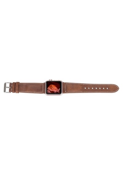 Bouletta Apple Watch Uyumlu Deri Kordon 42-44-45Mm Nm1-As2 Taba