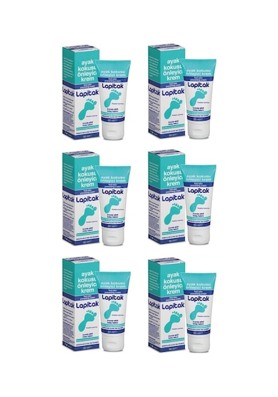 Lapitak Ayak Kokusu Önleyici Krem 6 x 60 ML
