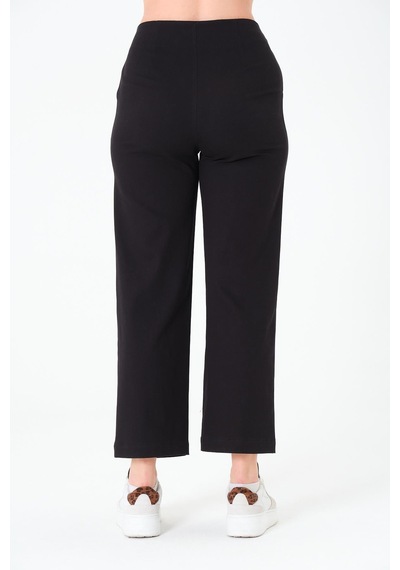 Sortie Collection Kemersiz Gabardin Pantolon Siyah