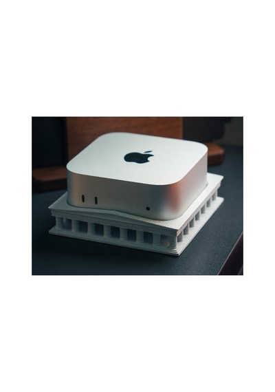 Apple Mac Mini Uyumlu Parthenon Tapınağı Tasarımlı Masaüstü Stand Ve Yükseltici Taban