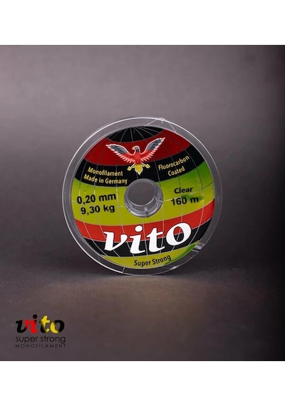 Vito Süper Strong Monoflament Şeffaf Misina 160 Metre 0,20mm - Standart