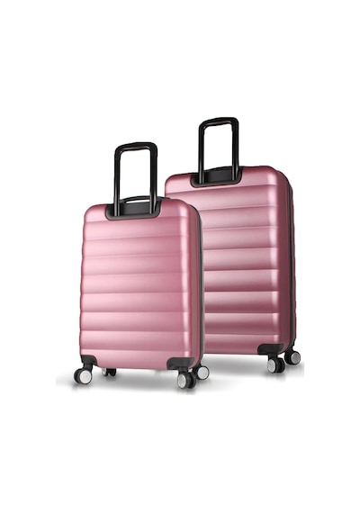My Valice Colors Abs Orta Ve Büyük Boy Rose Gold 2'li Valiz Seti Rose Gold