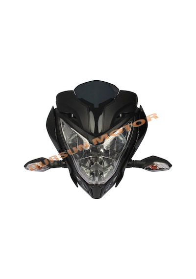 Bajaj Pulsar Ns 150 Ön Far Komple Siyah