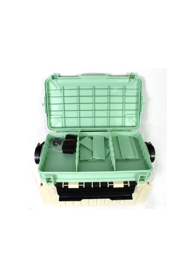7231 Profesyonel Surf Ve Spin Takım Çantası 2 Kamış Tutucu 43x24x28cm