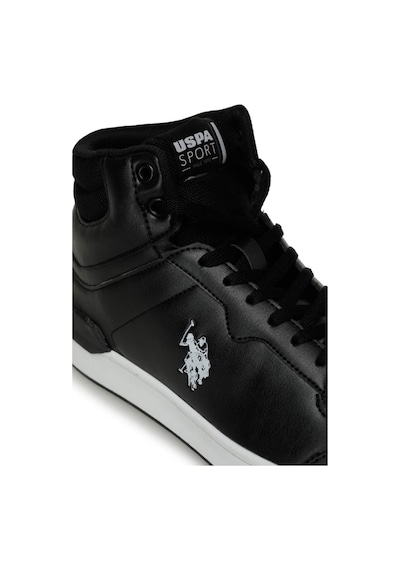 U.s. Polo Assn. Orıon Siyah Erkek High Sneaker Siyah Beyaz