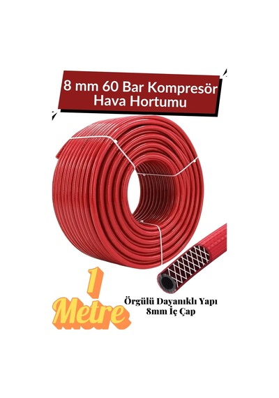 1 Metre Kompresör Hava Hortumu 8 Mm Termo Hortum Kırmızı Thermo Hortum Basınca Dayanıklı Hortum 1 Metre Kompresör Hava Hortumu 8 Mm Termo Hortum Kırmızı Thermo Hortum Basınca Dayanıklı Hortum