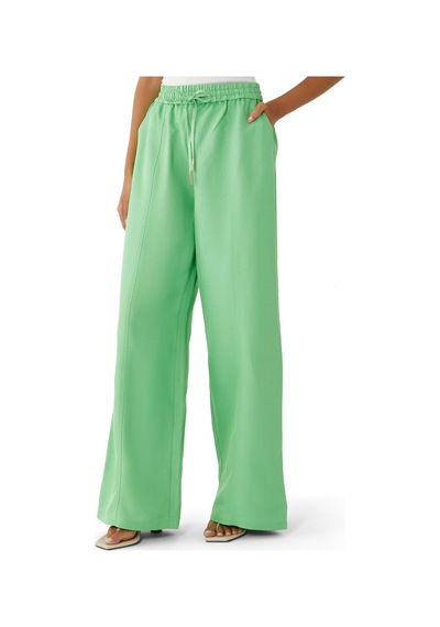 Acler Bonython Pants, Geniş Paça Yüksek Bel Pantolon Yeşil