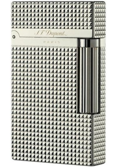 16184 St Dupont Silver Diamond Head Çakmak 16184 16184