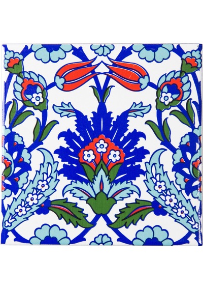 Can Seramik – 10x10 Cm. Cç-84 Kütahya Çini Karo 5'li 1 Paket