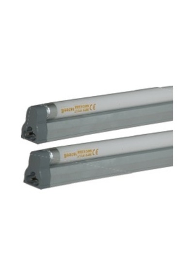 T5 Bant Armatür 1X35W Elektronik Balastlı Günışığı Antrasit