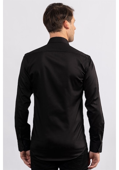 Tudors Modern Slim Fit Koton Saten Premium Seri Erkek Gömlek-23893 Siyah Tudors Modern Slim Fit Koton Saten Premium Seri Erkek Gömlek-23893 Siyah