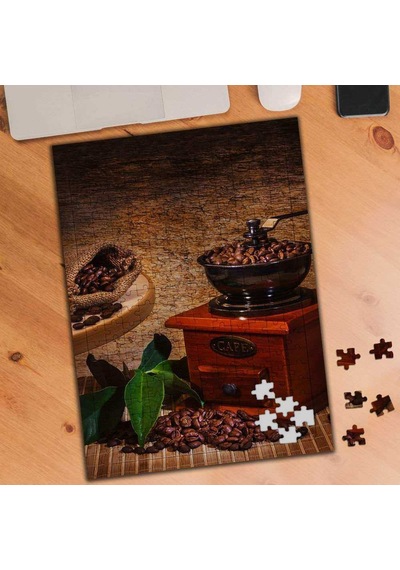 Öğütücü Ve Kahve Çekirdekleri 240 Parça Puzzle Yapboz-ks699538