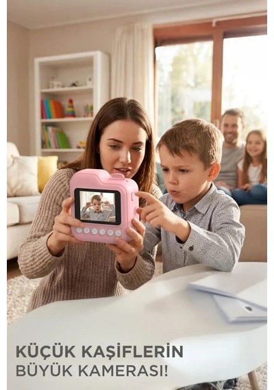 Delux Serisi Dijital Fotoğraf Makinesi Cmr15 Pembe Akıllı Cihaz