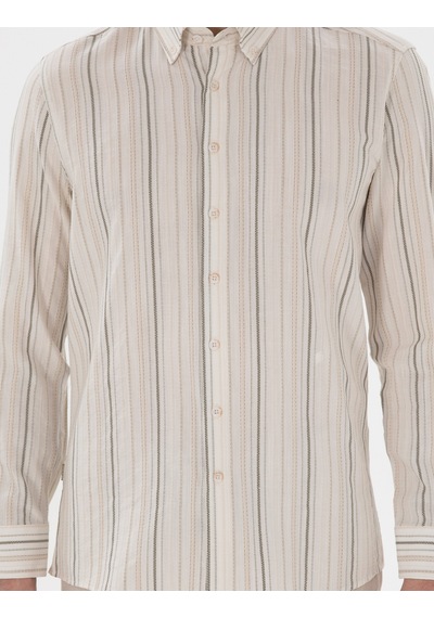Pierre Cardin Erkek Haki Gömlek Desenli 50305058-vr027 Haki