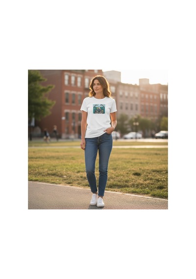 Urbantrendstore Unisex Sonsuza Kadar Funny Eğlenceli Oversize Fit Rahat Geniş Salaş T-shirt Günlük Tişört Beyaz