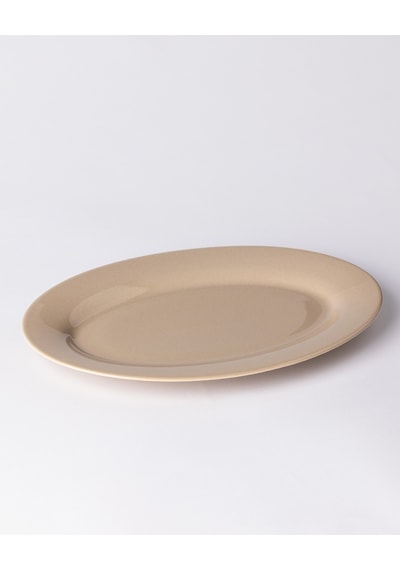 Madame Coco Cielo Kayık Tabak - Bej - 30 Cm 8684427206256 Ekru
