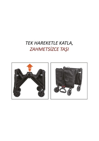 Freecamp Nest 250 Katlanır Wagon Araba 205805 Siyah