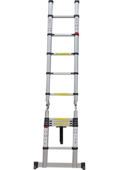 Cardilife 160 Cm+160cm 5+5 Basamaklı A Tipi Açılır Tip Alüminyum Teleskopik Merdiven 5+5