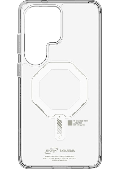 Galaxy S26 Ultra Kılıf M-safe Uyumlu Şeffaf Airbag Skinarma Saido Mag-charge Nightglow Kapak Şeffaf Şeffaf