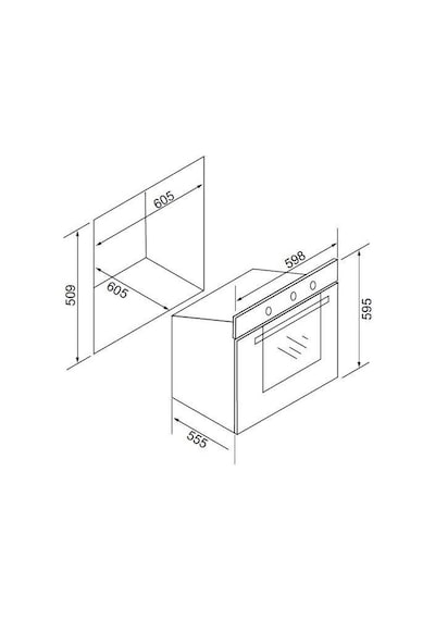 Alveus Ecoplus AF860 - A10 - AD07 Siyah Ankastre Set