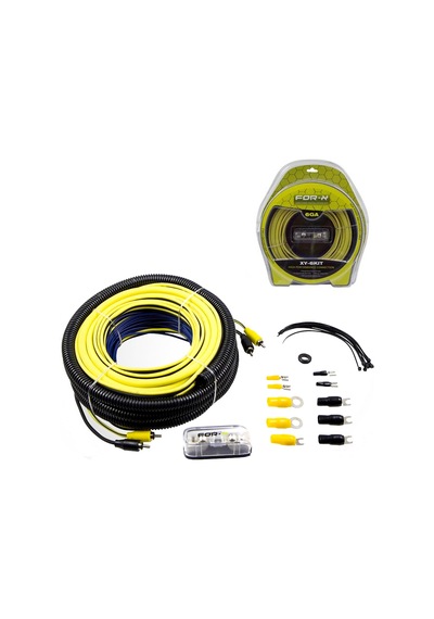 OTO ANFİ KABLO SETİ 6GA BAKIR FOR-X XY-6KIT