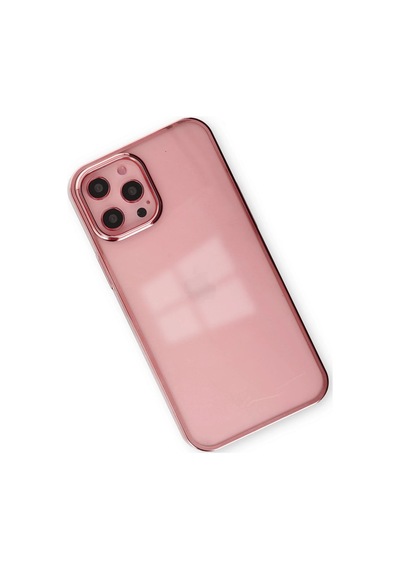 Newface - 723 - iPhone Uyumlu 12 Pro Max Kılıf Element Silikon - Csmo-tex - - Pembe