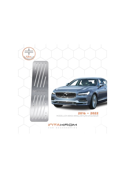 intakrom Volvo S90 Krom Ayak Dinlendirme Pedalı 2016 - 2022
