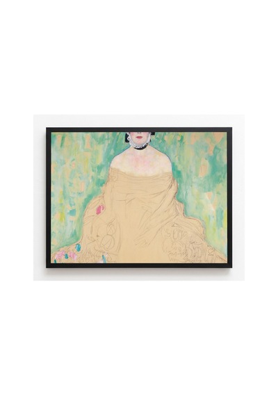 Klimt Amalie Zuckerkandl'ın Portresi Çerçevesiz Poster 30x42 Cm A3 Tablo Art Nouveau Duvar Dekoru