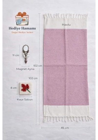 El Yapımı Keçe Sabun Tasarımlı Doğal Sabun Dekoratif & Kese Özellikli Romantik Hediyelik Felt Soap Mor 4 Renk