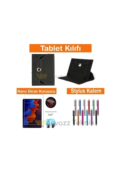Reeder Uyumlu A8I Üniversal Tablet Kılıfı 3Lü Set