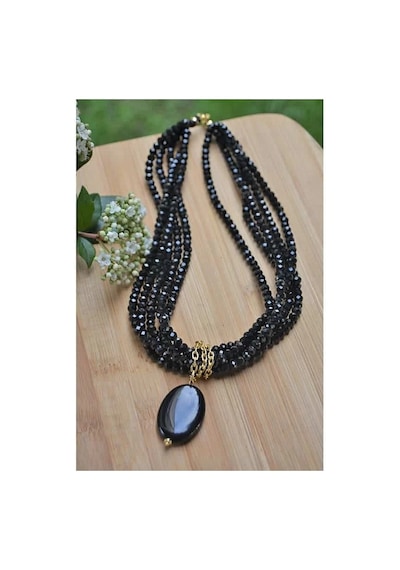 Stoneage Rf03279 Oniks Doğal Taş Tasarım Kadın Kolye Diğer 05080317