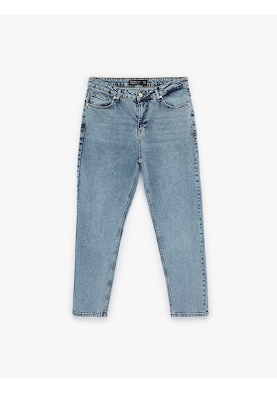 Koton Normal Bel Pamuklu Regular Fit Tapered Jean Pantolon- Joe Jean Açık İndigo 7wam40041nd Koton Normal Bel Pamuklu Regular Fit Tapered Jean Pantolon- Joe Jean Açık İndigo 7wam40041nd